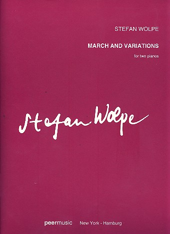 March and variations for 2 pianos