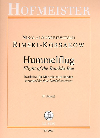 Hummelflug für Marimba zu 4 Händen