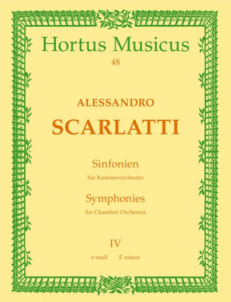 Sinfonie e-Moll Nr.4 für Kammerorchester