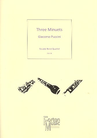 3 Minuets for 2 oboes, cor anglais and bassoon