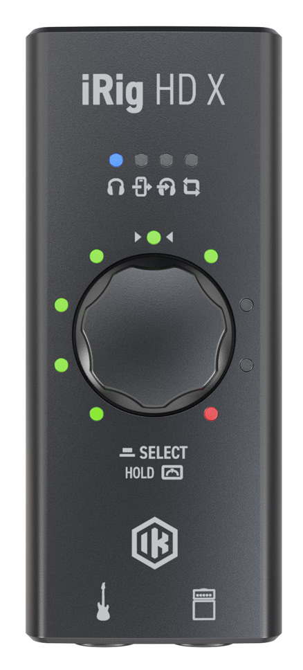 IK Multimedia iRig HD X Gitarren-Interface (Multi-Color LED Signalanzeige, integriertes Stimmgerät, kompatibel mit iPhone, iPad, Mac und PC, Vorverstärker, inkl. USB-C und Lightning Kabel) - Bild 5