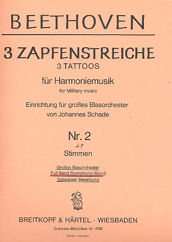 Zapfenstreich C-Dur Nr.2 für Blasorchester