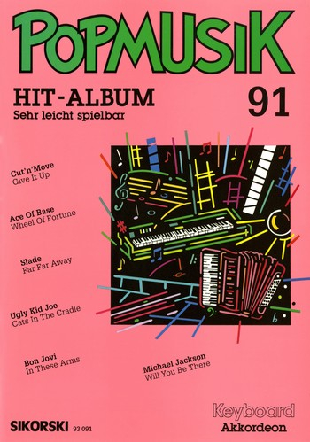 Popmusik Hit-Album Band 91: für Keyboard / Akkordeon
