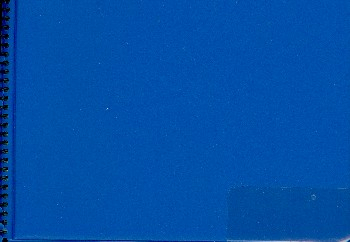 Marschnotenmappe quer 19,5x14,8cm 15 Taschen blau