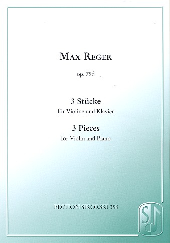 3 Stücke op.79d für Violine und Klavier