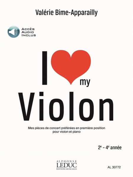 AL30772 I Love my Violon (+CD)