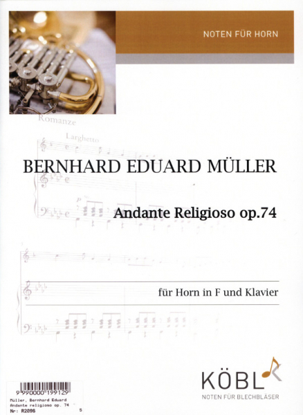 Andante religioso op. 74 für Horn und Klavier