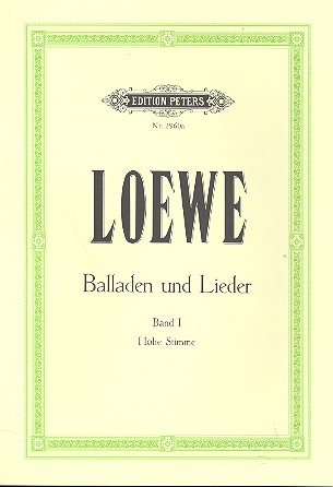 Balladen und Lieder Band 1 für hohe Singstimme und Klavier (dt)