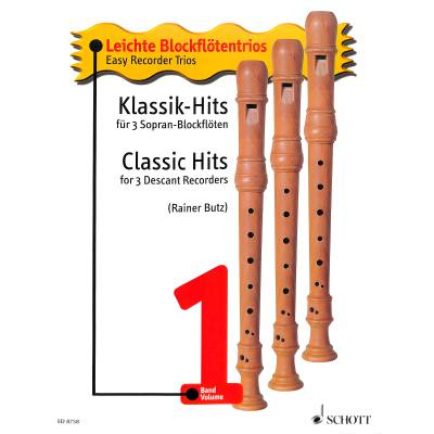 Klassik Hits 1, Leichte Blockflötenstücke