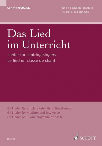 Liedersammelband Das Lied im Unterricht
