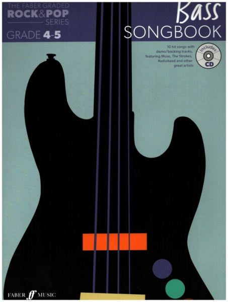 Bass Songbook: Initial - Grade 4-5 (+CD) for bass guitar/tab (+lyrics)