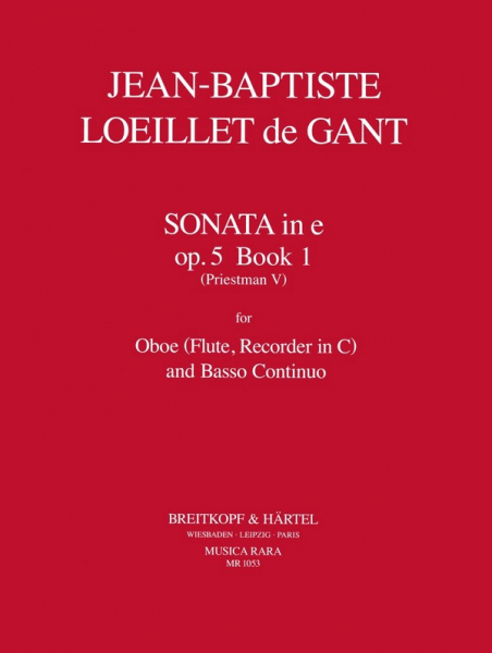 Sonate e-Moll op.5,1 für Oboe und Bc