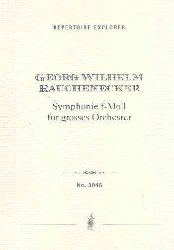 Sinfonie f-Moll für Orchester