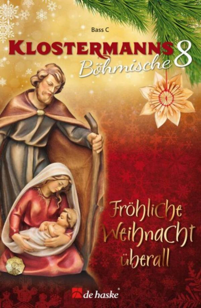 Klostermanns böhmische 8 - Fröhliche Weihnacht überall für 5-x Blasinstrumente (Schlagzeug und Glock