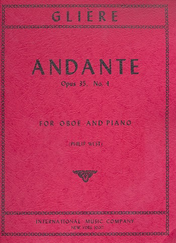 Andante op.35,4 for oboe and piano