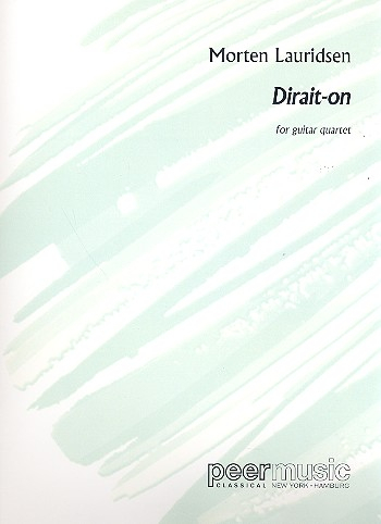 Dirait-on for 4 guitars