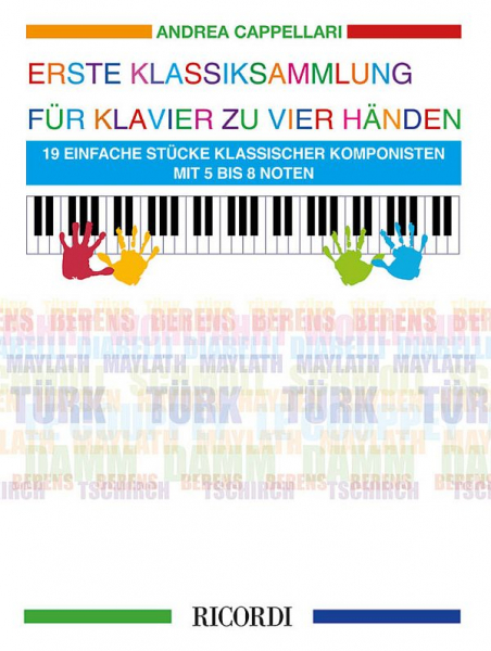 Erste Klassiksammlung für Klavier zu vier Händen