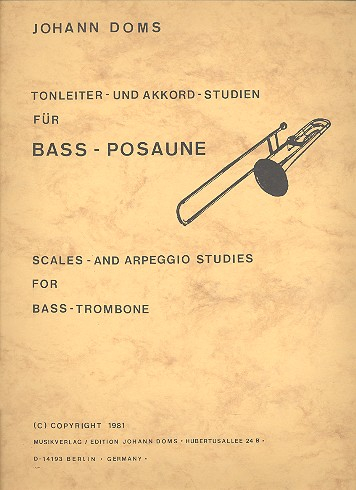 Tonleiter- und Akkordstudien für Bassposaune