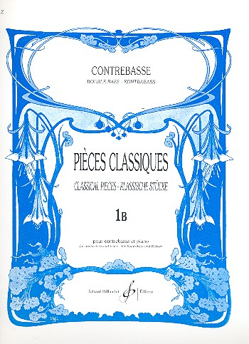 Pièces classiques vol.1b pour contrebasse et piano