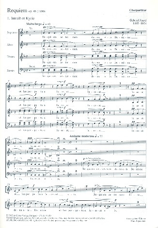 Requiem d-Moll op.48 (1900) für Soli, gem Chor und Sinfonie-Orchester