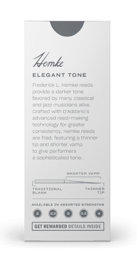 Es-Bariton-Sax-Blatt Hemke, Stärke 4