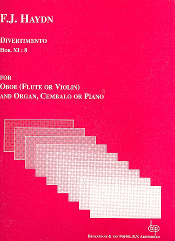 Divertimento Hob.XI:8 for oboe (fl/vl) and organ (cemb., piano)