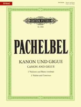 Partitur und Stimmen Kanon &amp; Gigue