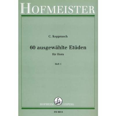 Etüden für Horn 60 ausgewählte Etüden 1 (Nr.1-34)