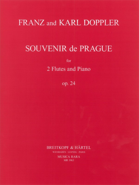 Souvenir de Prague op.24 für 2 Flöten und Klavier