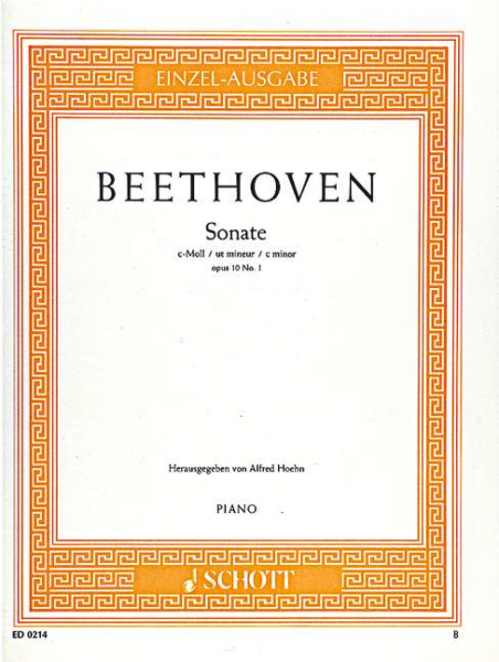 Sonate c--Moll op.10,1 für Klavier