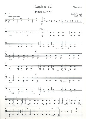 Requiem C-Dur op.posth. für Soli, gem Chor und Orchester