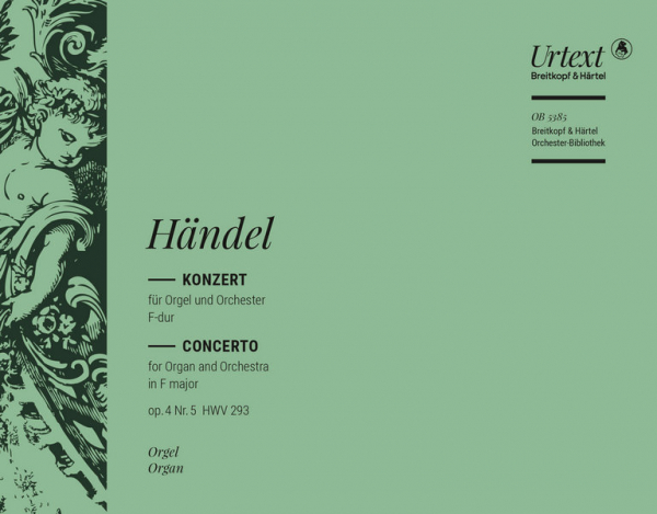 Konzert F-Dur op.4,5 HWV293 für Orgel und Orchester
