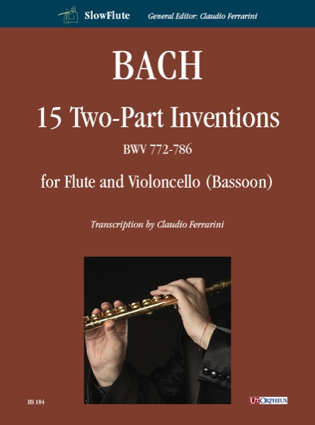 15 2-part Inventions BWV772-786 for flute and cello (Bassoon)