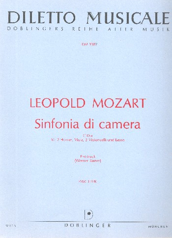 Sinfonia di camera C-Dur für 2 Hörner, Viola, 2 Violoncelli und Bass (Violone und Fagott)