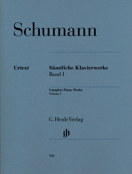 Sammelband für Klavier Schumann, Sämtliche Klavierwerke 1