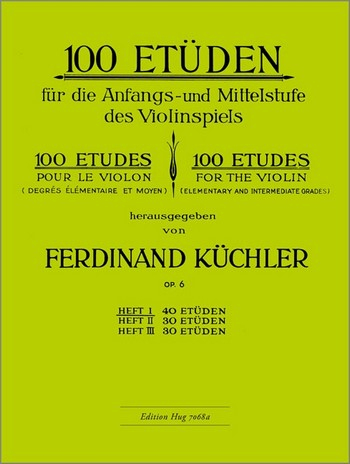 100 Etüden op.6 Band 1 40 Etüden für die Anfangs-