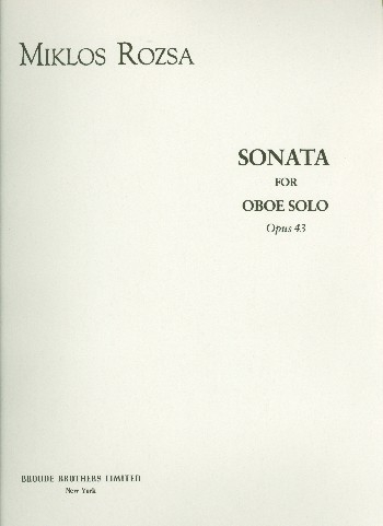 Sonate op.43 für Oboe