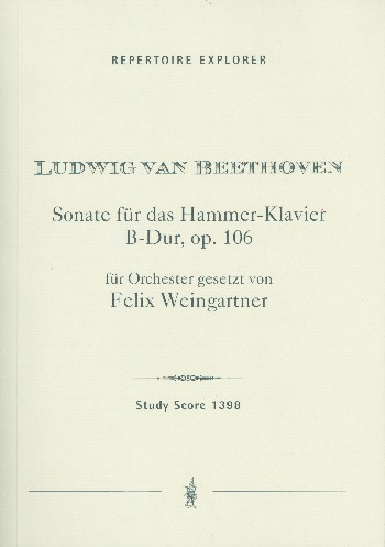 Sonate für das Hammer-Klavier B-Dur op.106 für Orchester