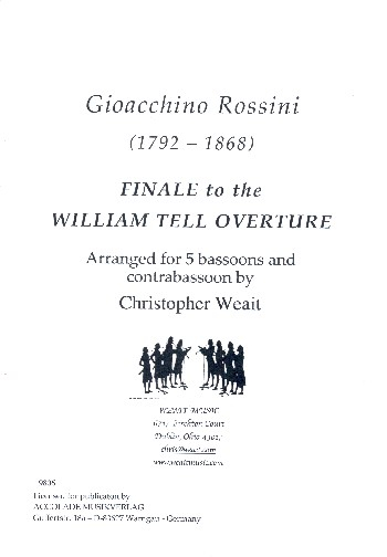 Finale to the Wilhelm Tell Ouverture for 5 bassoons and contrabassoon