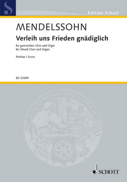 Verleih uns Frieden gnädiglich für gem Chor und Orgel