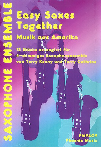 Musik aus Amerika 12 Stücke für 4 Saxophone ( Ensemble )