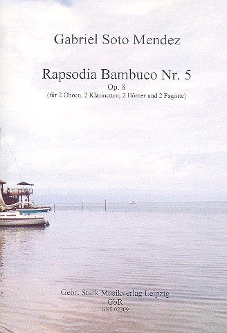Rapsodia bambuco Nr.5 op.8 für 2 Oboen, 2 Klarinetten, 2 Hörner und 2 Fagotte