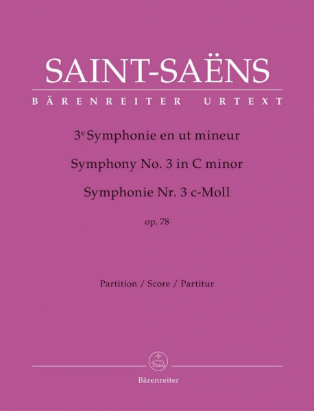 Sinfonie c-Moll Nr.3 op.78 für Orchester