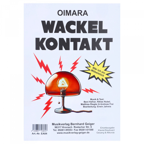 Einzelausgabe für Klavier Wackelkontakt