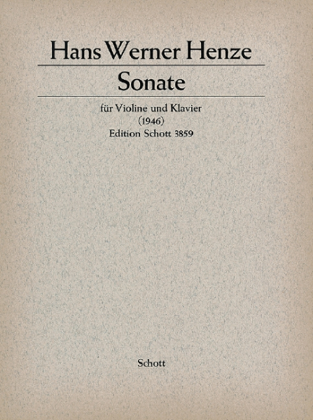 Sonate für Violine und Klavier