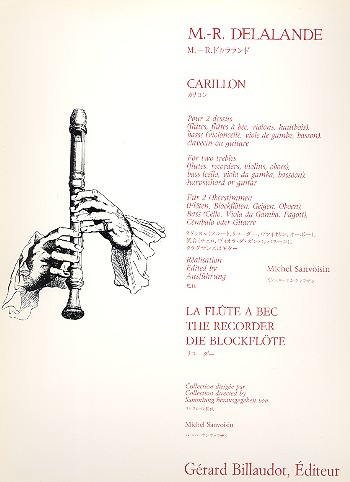 Carillon pour flûtes à bec (fl, vl, ob), basse et clavecin ou guitare
