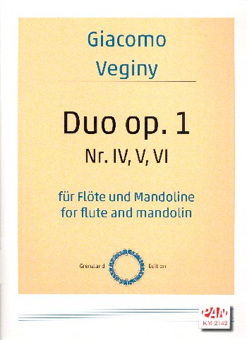 Duos op.1 Nr.4-6 für Flöte und Mandoline