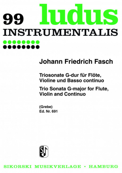 Triosonate G-Dur für Flöte, Violine und Bc