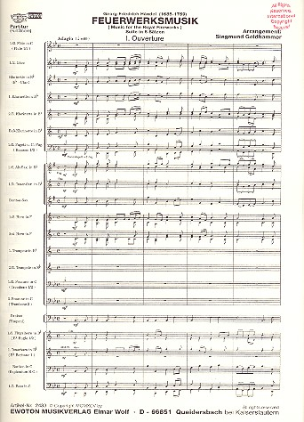 Feuerwerksmusik für Blasorchester