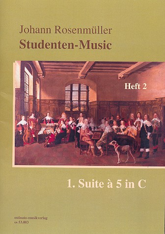 Studenten-Music Band 2 (Nr.8-15) - Suite C-Dur Nr.1 à 5 für 5 Violen und Bc